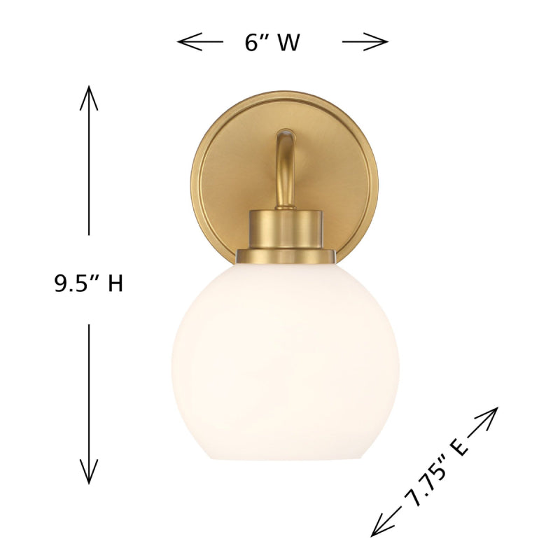 Savoy House M90112 1-lt 10" Tall LED Wall Sconce