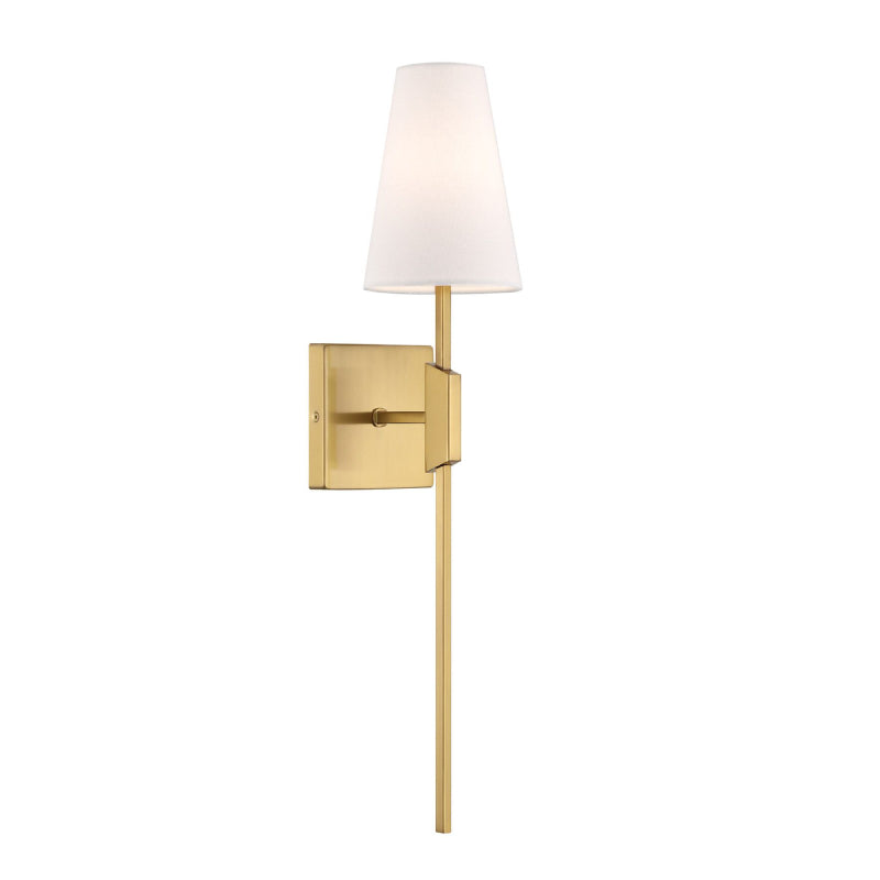 Savoy House M90114 1-lt 24" Tall LED Wall Sconce - Natural Brass