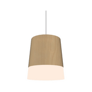 Accord 1100 Conical 1-lt 6" LED Pendant, E26 Base - Maple