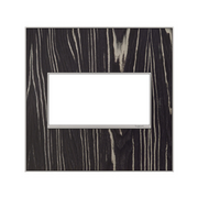 Adorne AWM Screwless Wall Plate, Macassar - 2 Gang