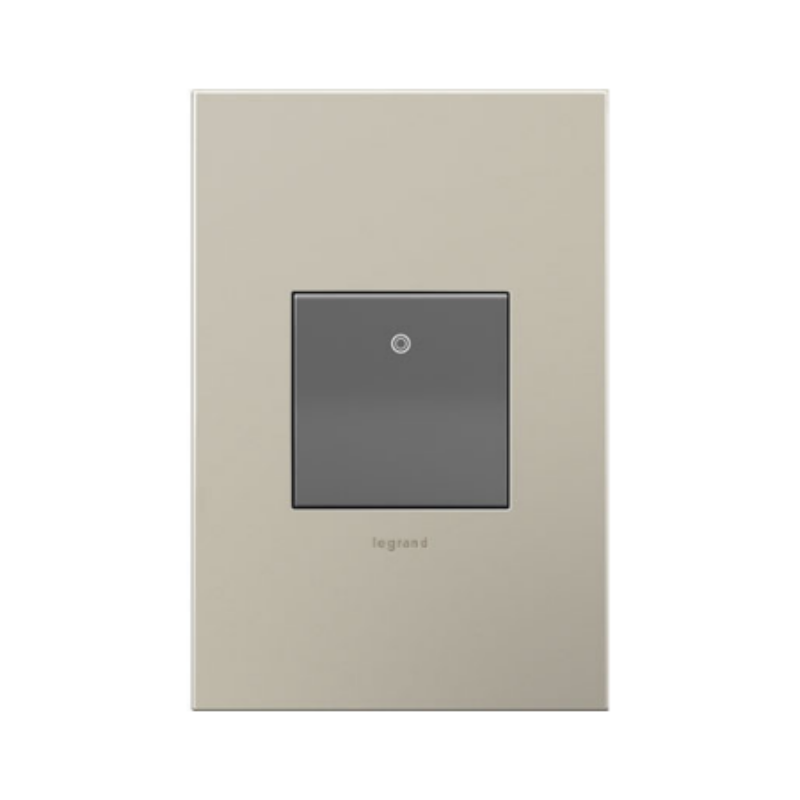 Adorne ASPD1542 15A, 4-Way Paddle Switch with Microban, 120/277V - Magnesium