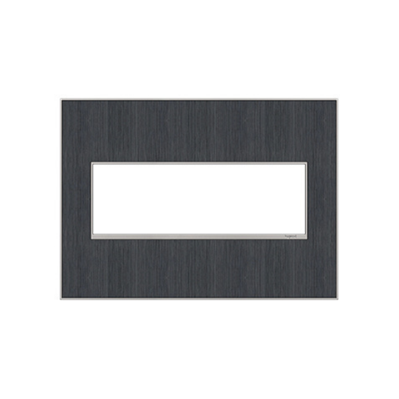 Adorne AWM Screwless Wall Plate, Rustic Grey - 3 Gang
