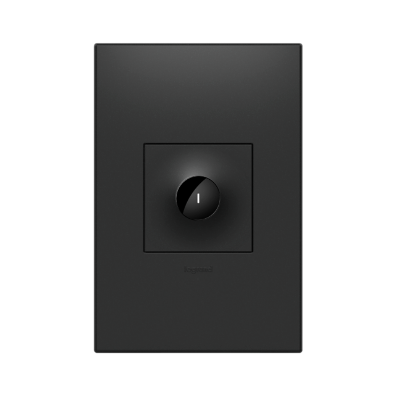 Adorne ASWV2032 Wave Switch with Microban, 20A, 120V - Graphite