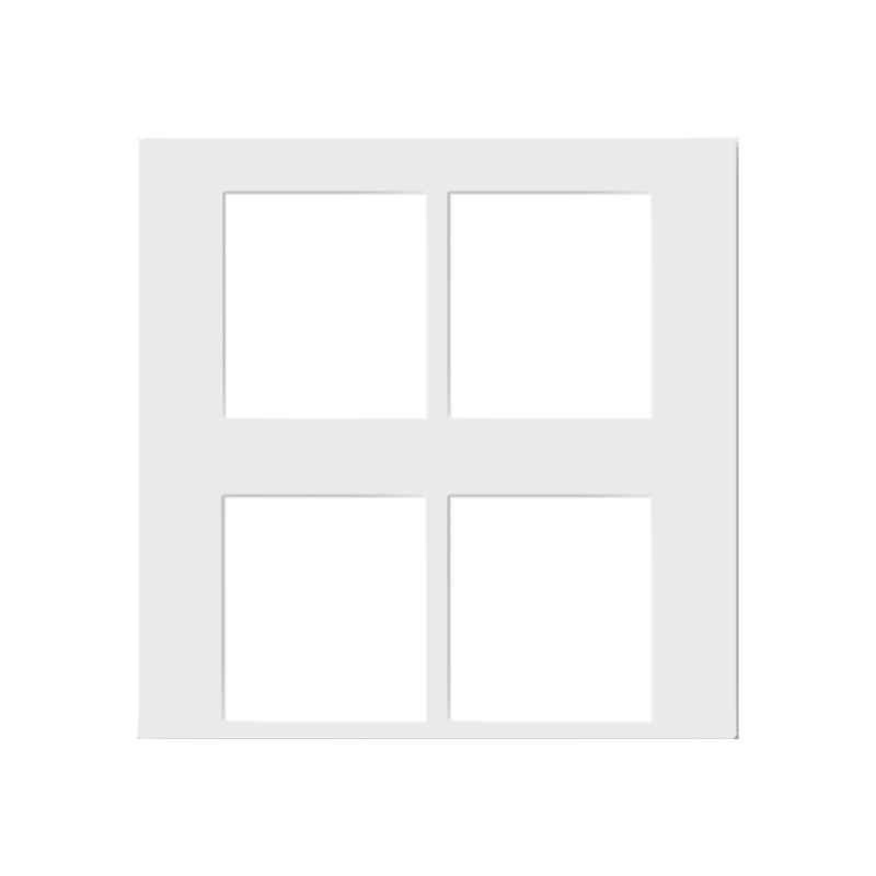 Adorne AC4PF 4-Port Keystone Frame