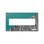 Adorne AWM Screwless Wall Plate, Custom with Magnesium Trim - 4 Gang