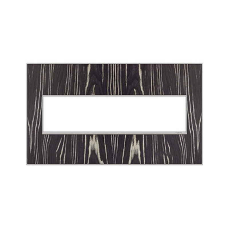 Adorne AWM Screwless Wall Plate, Macassar - 4 Gang