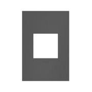 Adorne AWC Screwless Wall Plate, Brushed Black Nickel - 1 Gang