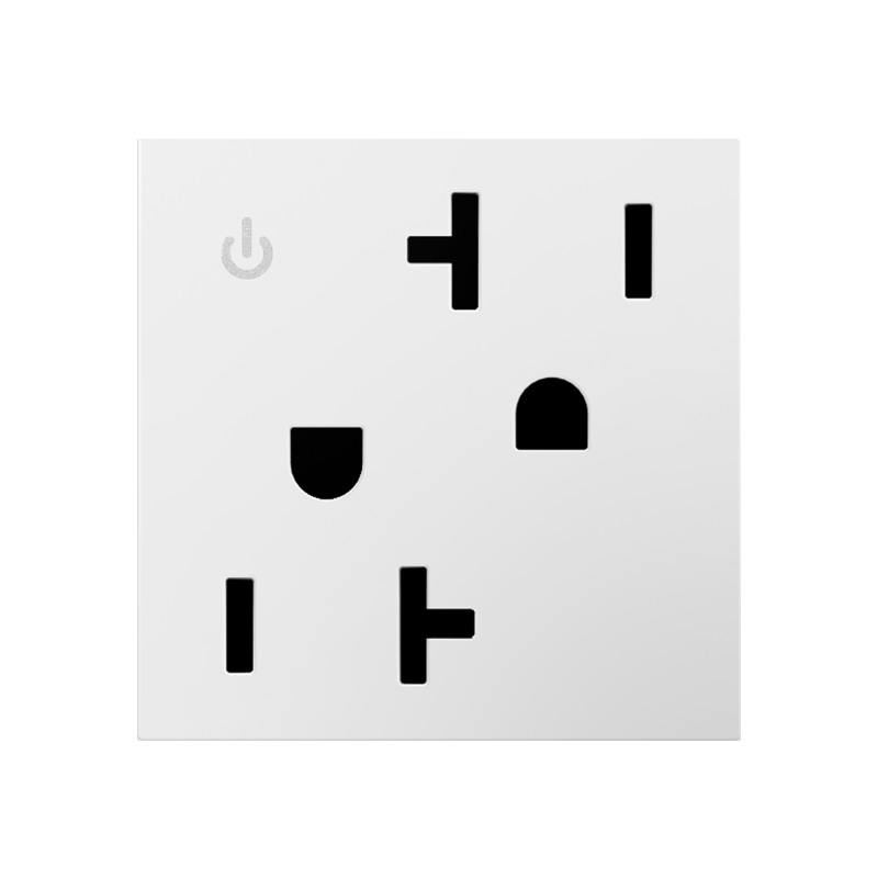 Adorne ARCD202 20A Tamper-Resistant Dual-Controlled Outlet, 125V - White