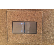 Adorne AWM Screwless Wall Plate, Custom with Magnesium Trim