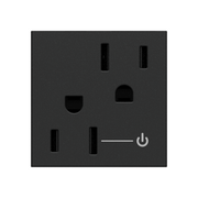 Adorne ARCH152 15A Tamper-Resistant Half-Controlled Outlet, 125V - Graphite