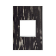 Adorne AWM Screwless Wall Plate, Macassar - 1 Gang