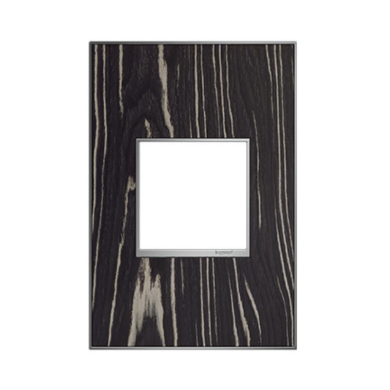 Adorne AWM Screwless Wall Plate, Macassar - 1 Gang