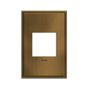 Adorne AWC Screwless Wall Plate, Coffee - 1 Gang
