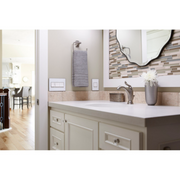 Adorne AWM Screwless Wall Plate, Mirror White