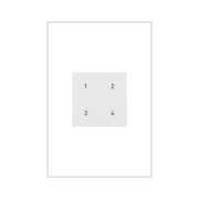 Adorne WNACB40 Wireless Smart Scene Switch with Netatmo, 120V - White