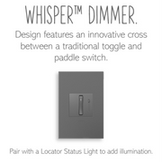 Adorne ADWR703TU Whisper Tru-Universal Dimmer with Microban, 120V