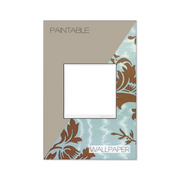 Adorne AWM Screwless Wall Plate, Custom with White Trim - 1 Gang