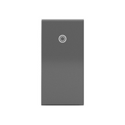 Adorne ASPD1531 Half Size Paddle Switch with Microban, Single-Pole/3-Way, 120/277V - Magnesium
