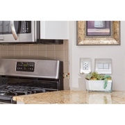 Adorne AWC Screwless Wall Plate, Satin Nickel
