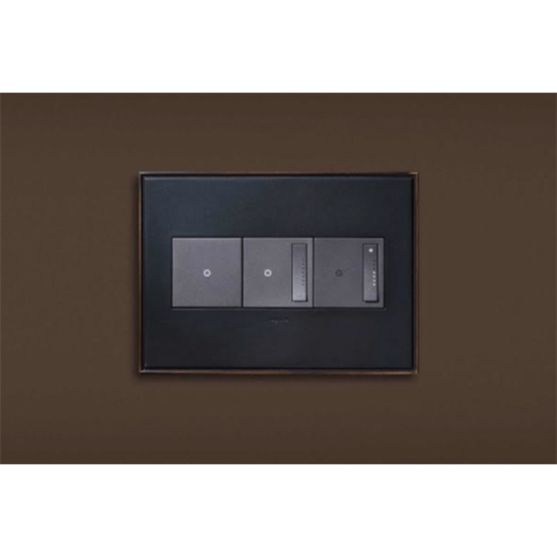 Adorne AWC Screwless Wall Plate, Oil-Rubbed Bronze