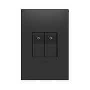 Adorne ASPD1531 Half Size Paddle Switch with Microban, Single-Pole/3-Way, 120/277V - Graphite