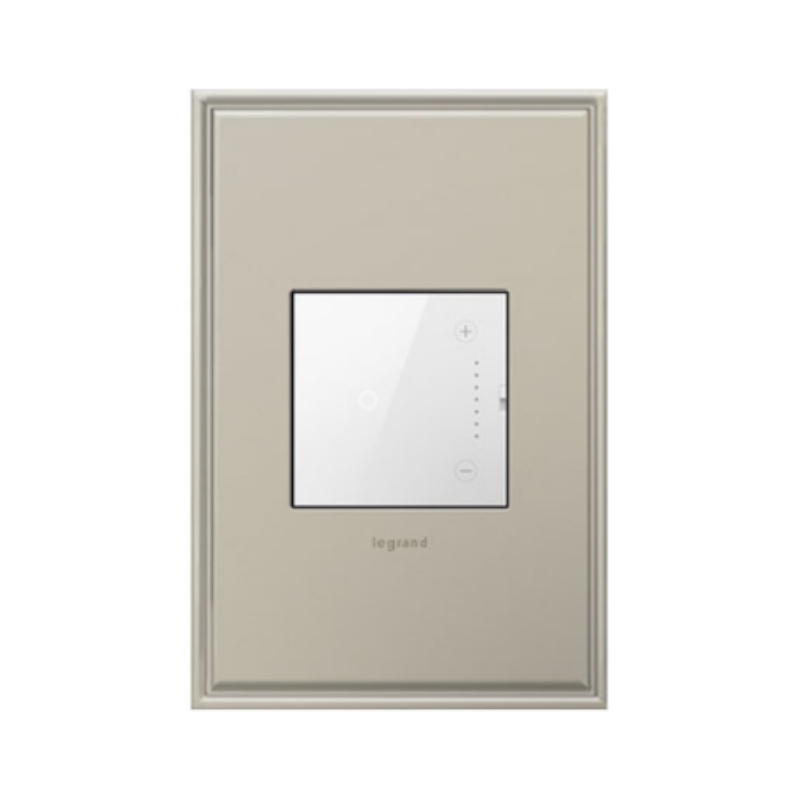 Adorne ADTH4FBL3P 0-10V Touch Dimmer with Microban, 120/277V - White