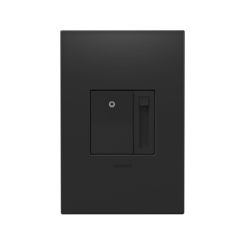 Adorne ADPD153L 150W Paddle LED Advanced Dimmer with Microban, 120V - Graphite