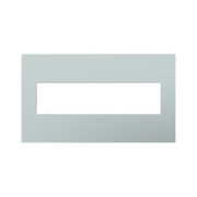 Adorne AWP Screwless Wall Plate with Microban, Pale Blue - 4 Gang