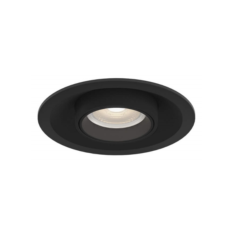 Dals MFD03-MW-CC Aperture 8W/10W/12W Multifunctional Recessed Downlight, 5CCT Selectable - Black