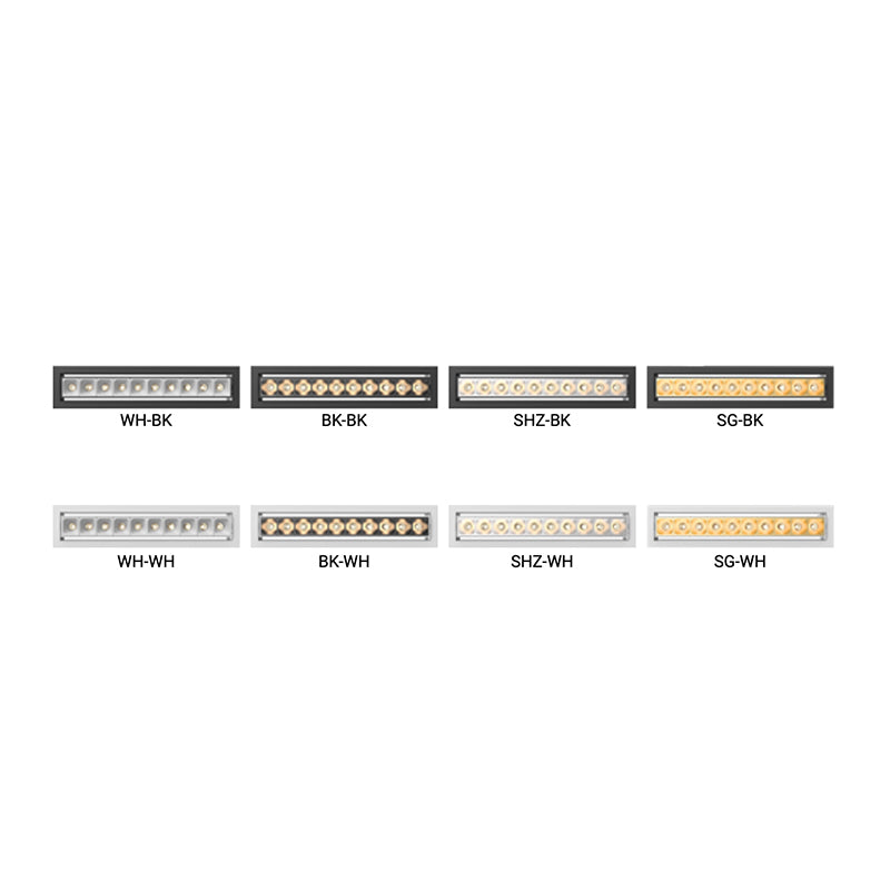 Elite MR-F-ADJ-10 Micro Series 10-Module Recessed Adjustable Accent, 40° Beam