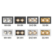 Elite MR-F-D-2 Micro Series 2-Module Recessed Downlight, 24° Beam