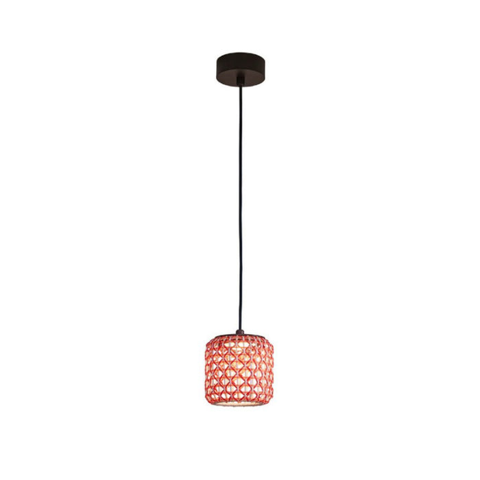 Bover Nans S/16 1-lt 7" LED Outdoor Pendant-Red