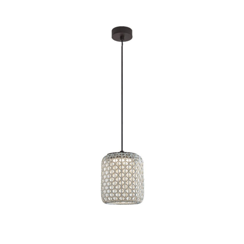 Bover Nans S/21 1-lt 9" LED Outdoor Pendant, 0-10V-Beige