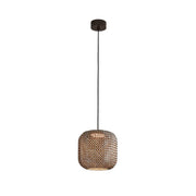 Bover Nans S/31 1-lt 12" LED Outdoor Pendant, 0-10V-Brown