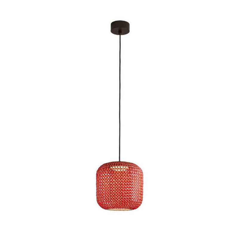 Bover Nans S/31 1-lt 12" LED Outdoor Pendant, 0-10V-Red