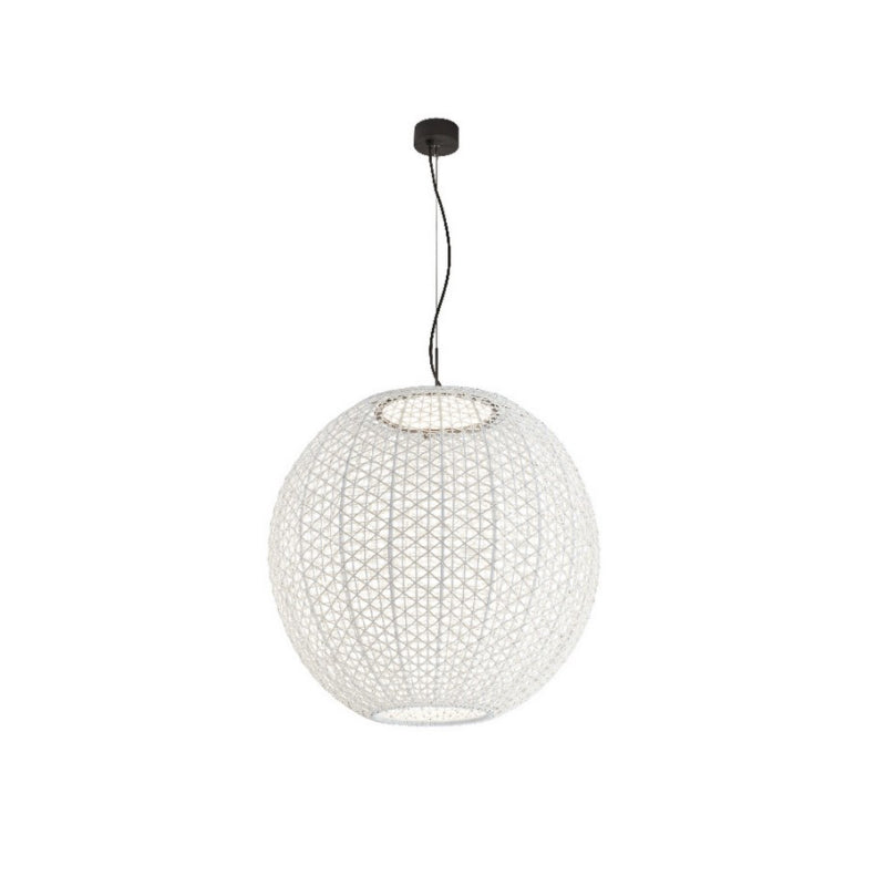 Bover Nans Sphere S/80 1-lt 32" LED Outdoor Pendant-Beige