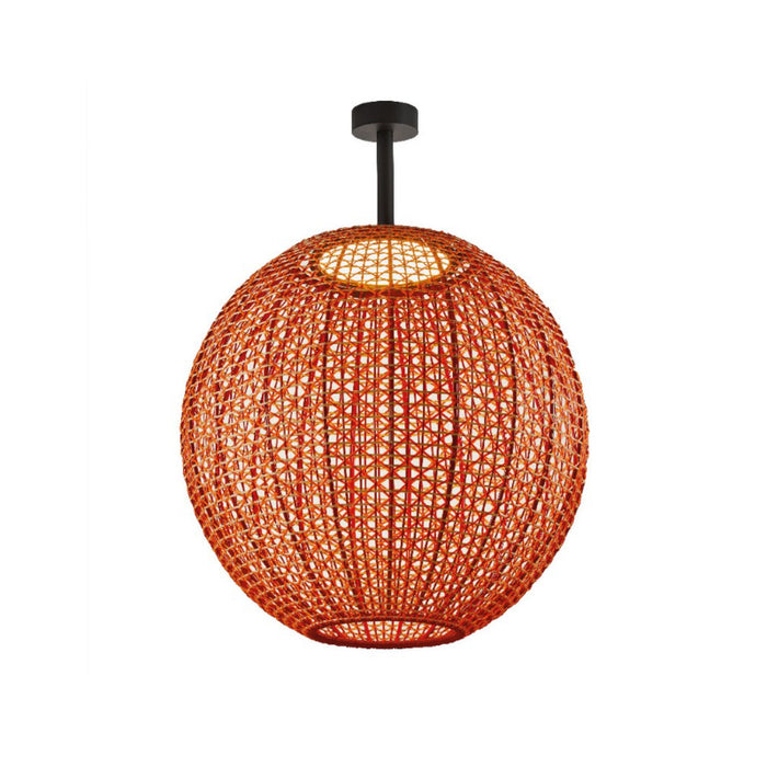 Bover Nans Sphere PF/80 1-lt 32" LED Outdoor Semi Flush-Red