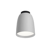 Bover Nut PF/10 1-lt 4" LED Outdoor Flushmount, 0-10V-Textured Light Grey