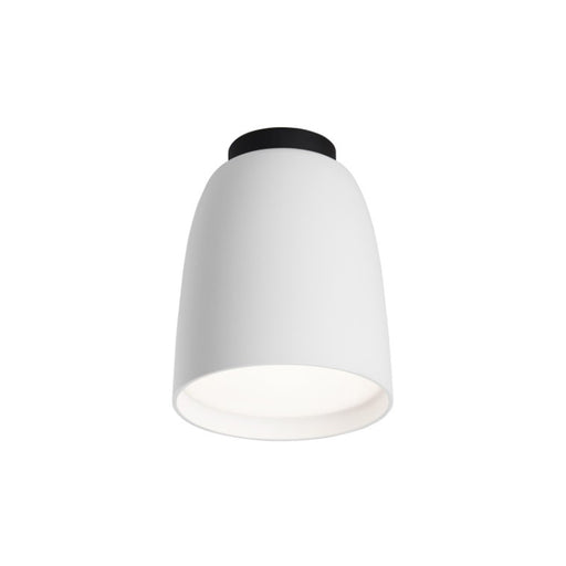 Bover Nut PF/10 1-lt 4" LED Outdoor Flushmount, 0-10V-Textured White