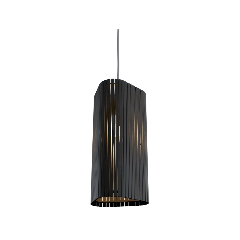 Accord 1479 Living Hinges 1-lt 6" LED Pendant - Organic Black