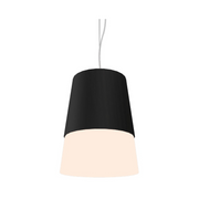 Accord 264 Conical 1-lt 11" LED Pendant, E26 Base - Organic Black