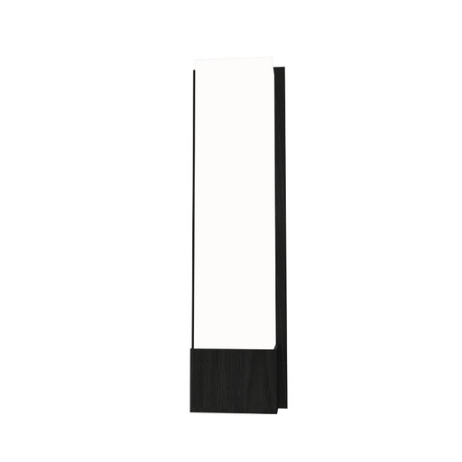 Accord 465 Clean 2-lt 19" Tall LED Wall Light, E26 Base - Organic Black