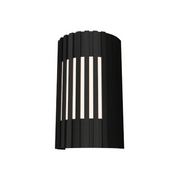 Accord 420 Slatted 2-lt 12" Tall LED Wall Light, E26 Base - Organic Black