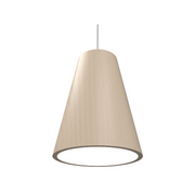 Accord 1130 Conical 1-lt 8" LED Pendant, E26 Base - Organic Cappuccino