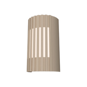 Accord 420 Slatted 2-lt 12" Tall LED Wall Light, E26 Base - Organic Cappuccino