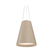 Accord 1146 Conical 3-lt 20" LED Pendant, E26 Base - Organic Cappuccino