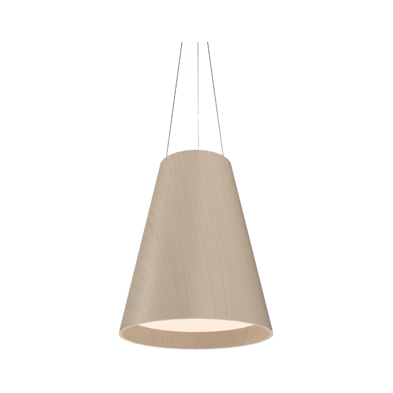 Accord 1146 Conical 3-lt 20" LED Pendant, E26 Base - Organic Cappuccino