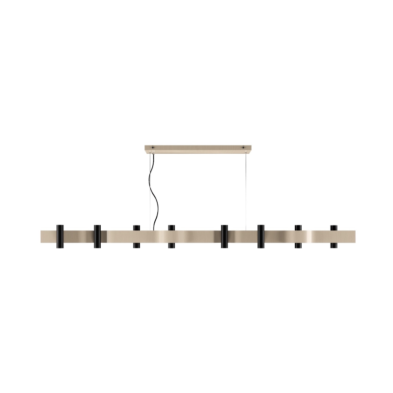 Accord 1502 Flow 16-lt 71" LED Pendant - Organic Cappuccino