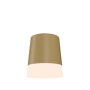Accord 1100 Conical 1-lt 6" LED Pendant, E26 Base - Organic Gold