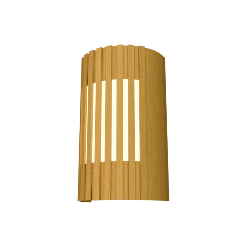 Accord 420 Slatted 2-lt 12" Tall LED Wall Light, E26 Base - Organic Gold
